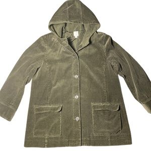 J Jill heritage corduroy coat XL